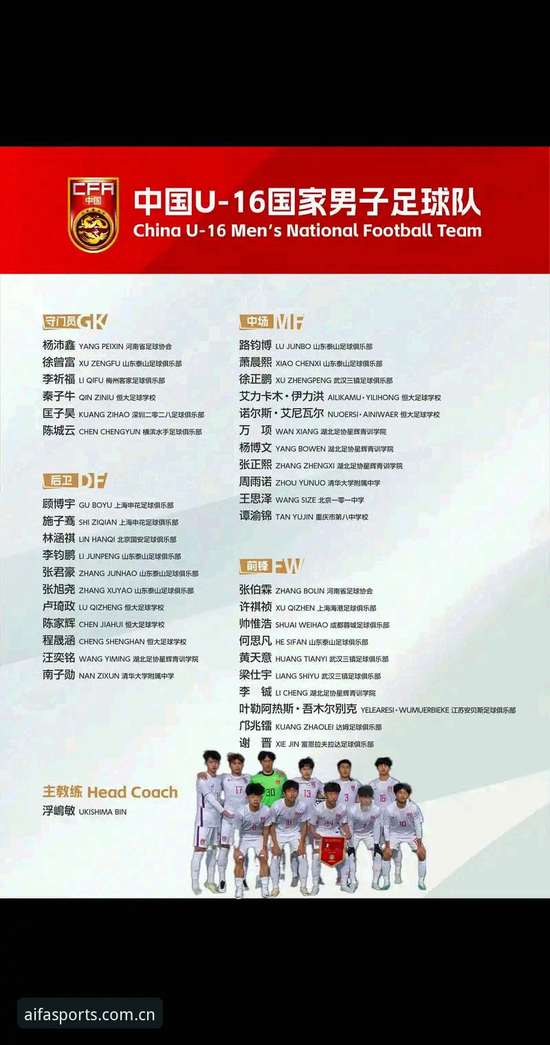 AIFA体育APP2025安卓版 深度揭秘U17世界杯抽签结果:中国足球少年们的命运与挑战